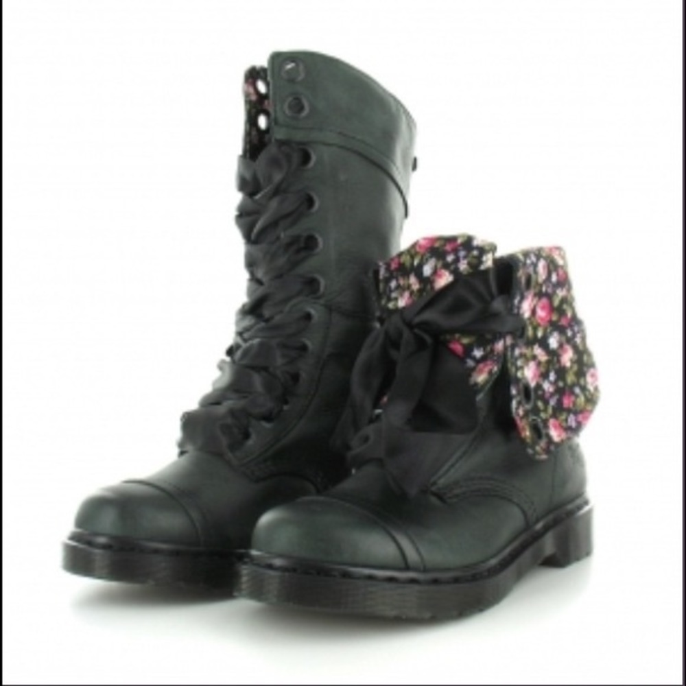 Genuine Doc Martens. Tall with floral lining
